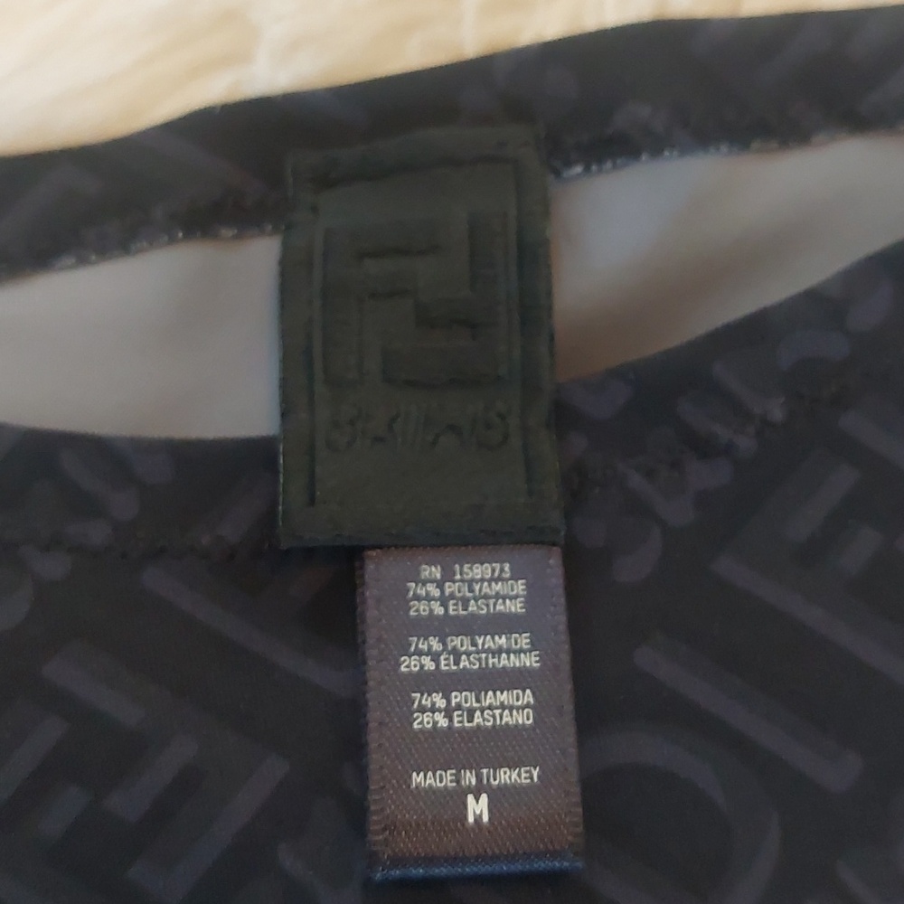 SKIMS FENDI Black Monogram Bodysuit - Picture 8 of 10